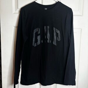 GAP Men's Black Long Sleeve Tee